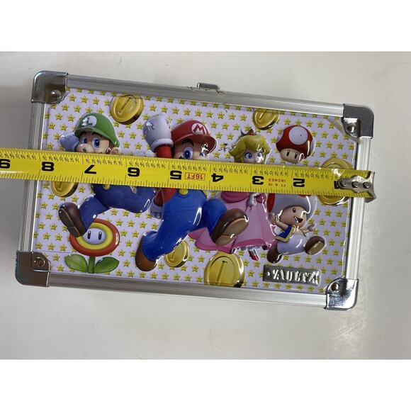 Super Mario Brothers Vaultz Lock it Up Case NO KEY Metal Stash Box Lined - Picture 12 of 13